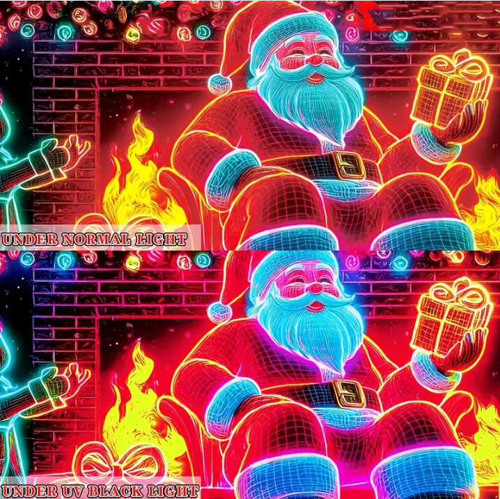 Christmas garage door cover🔥Size: 71*157in