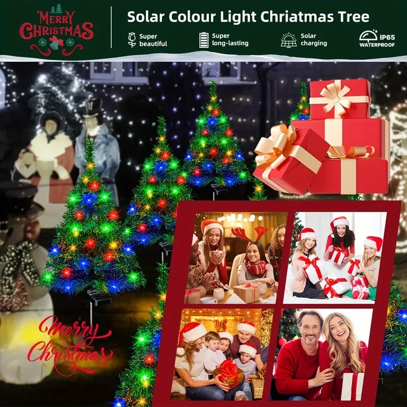 🎅Christmas Sale 49% OFF🎄Solar Christmas tree lights holiday decorations