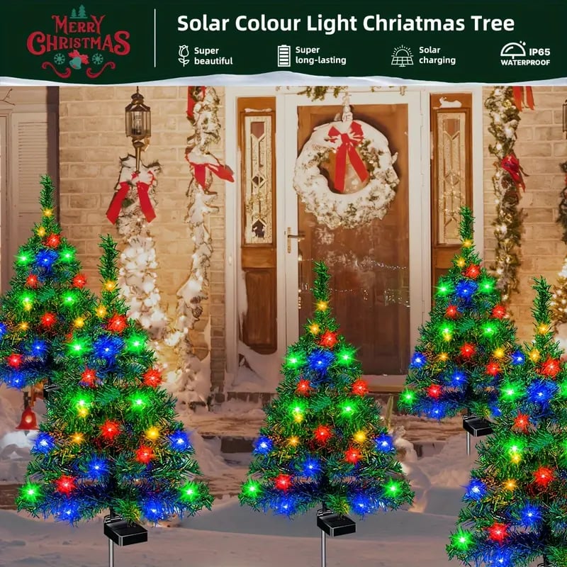 🎅Christmas Sale 49% OFF🎄Solar Christmas tree lights holiday decorations