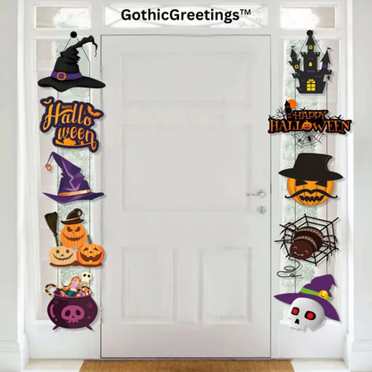Doormort Halloween Door Hanging Set – 3/10pc