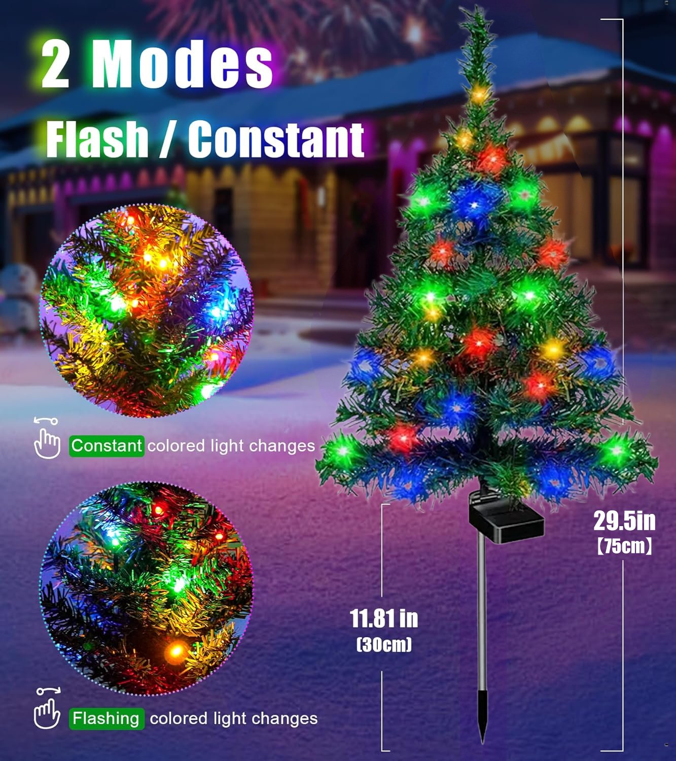 🎅Christmas Sale 49% OFF🎄Solar Christmas tree lights holiday decorations